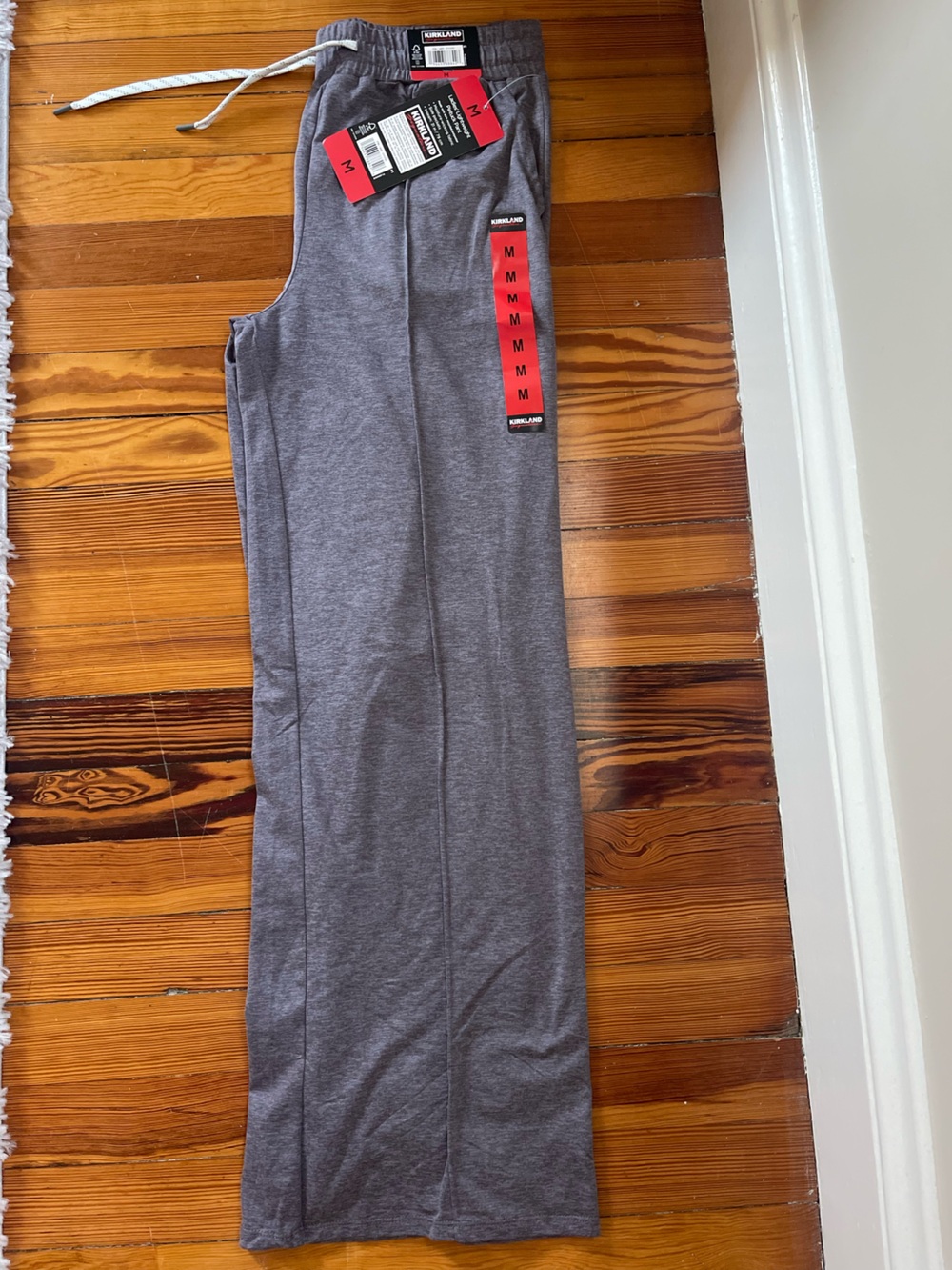 Kirkland Signature Heather Purple/Gret Drawstring Track Pant